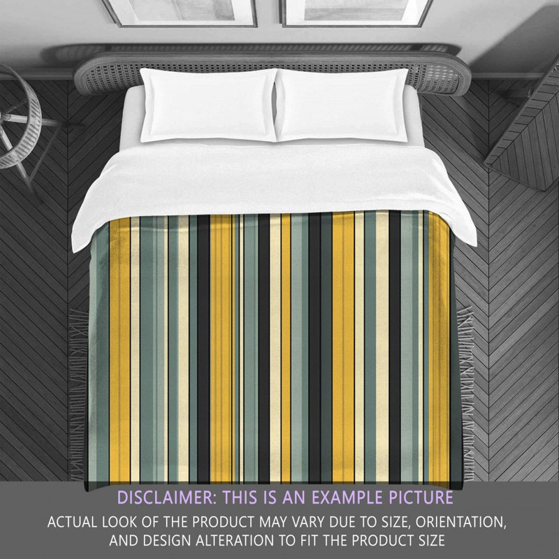 Polyester Striped Comforter, King Comforter