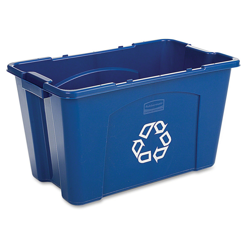 Plastic Recycling Bin - 18 Gallons
