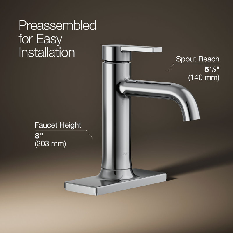 Venza Single-Handle Bathroom Sink Faucet 1.2 GPM, Polished Chrome