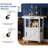 White Dining Cart With 1 Door, 1 Drawer And 1 Shelf-121384184