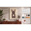 Playful Bulldog Modern - Wrapped Canvas-1670549163-1670549175