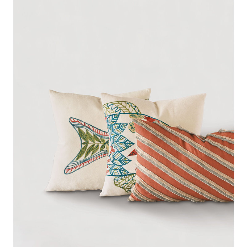 Bowie Linen Lumbar Pillow Cover & Insert