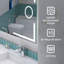 LED Bathroom Mirror with 5X Magnifying Mirror