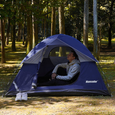 2-4 Person Outdoor Lightweight Camping Tent For Festivals, Backyard