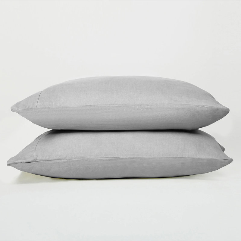 Ensemble de taie d'oreiller French Linen, 20 po x 29 po, Colombe