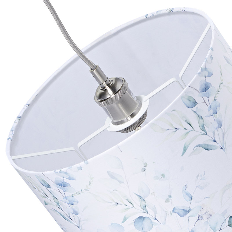 20cm H Cotton Drum Lamp Shade ( Screw On )