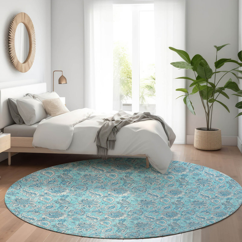 Tapis intérieur / extérieur Ayush, Rond 8 pi