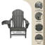 Chaise Adirondack pliante Garbani-640310074