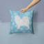 Coussin intérieur/extérieur en flocons d’hiver-32011253