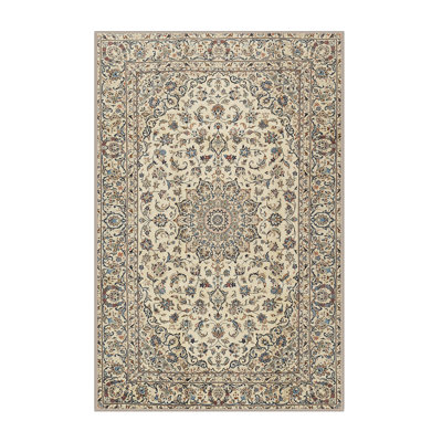 Gris/beige oriental Tapis décoratif