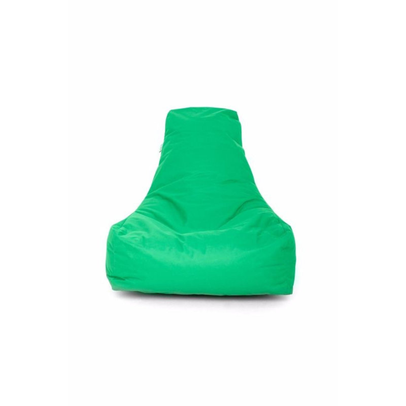Fauteuil à billes vert de qualité supérieure, 29,5 po x 21,7 po | 100% polyester avec tissu impertex imperméable | Rembourrage écologique en billes de polystyrène recyclées | Housse amovible à fermeture à glissière, parfaite pour les salons et la détente