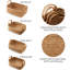 Fushiton Rattan Decorative Basket