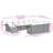  Garden Sofa Set Light Grey