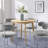 Modway Vision Round Wood Kitchen and Dining Table in Oak-90863237