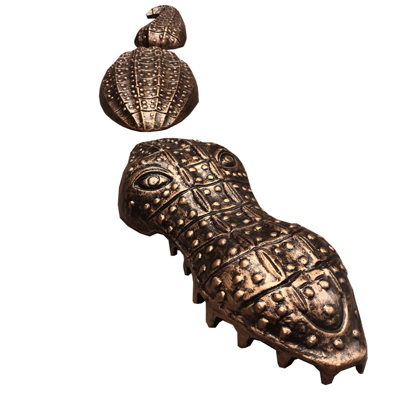 Statue Keesha Gator, Bronze antique