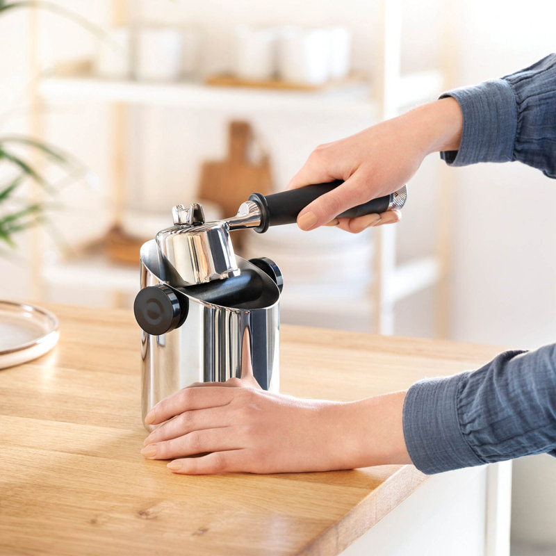 Knock Box, Grinder & Espresso Glasses