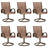 Rectangular 6 - Person Dining Set-2133336107