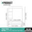 Andraea 115cm Clothing Rack-1908016005