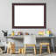 Tableau magnétique effaçable à cadre Grand Cherry-1177027768