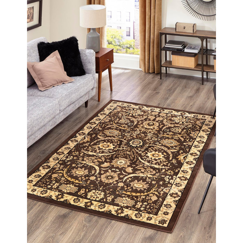 Britannia Floral Indoor Rug, Rectangle 9'10" x 13'1"