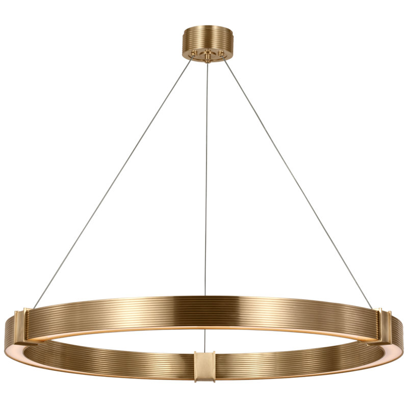 Hughes 6 - Light Solid Brass LED Chandelier by Ralph Lauren