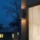 Adeem 8" Modern Outdoor Patio Light With 2 5W Led Gu10 Replaceable Bulbs