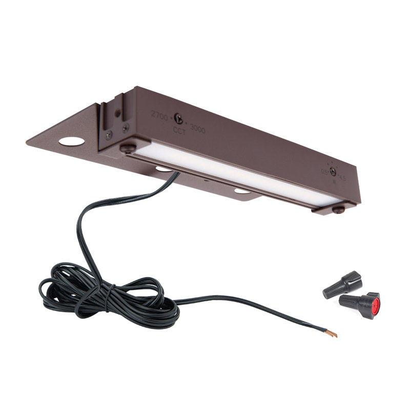 LED Pathway Light Set, Black/Bronze