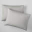 Ensemble de housse de couette en percale de coton biologique brossé Emrik-728218003-728218001