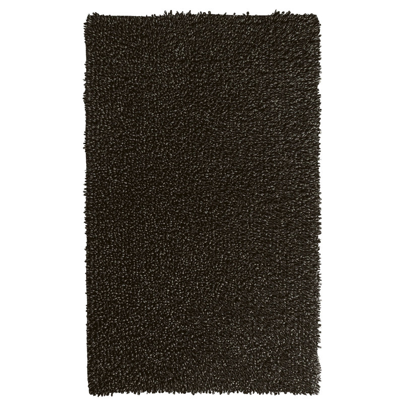 Twisted Bath Rug, 24" W x 39" L, Charcoal