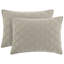 Ensemble de courtepointe 100% coton 2 pièces Anne Klein Taupe-1903800617-1903800629