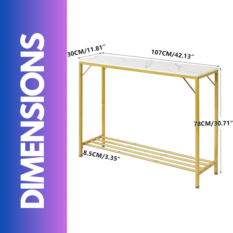 107cm Console Table