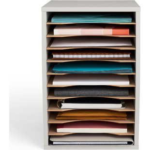 Rangement vertical, 11 compartiments, boîte aux lettres de bureau et de classe