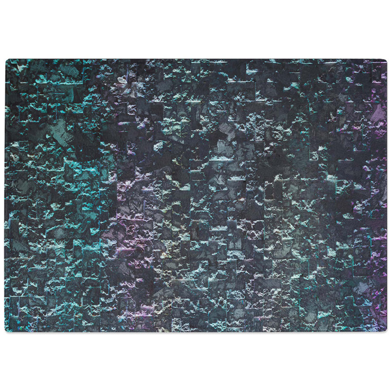 Tempered Glass Stone Delight Chopping Board, 28.5 cm W x 20 cm L