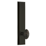 Grandeur Fifth Avenue Tall Plate Privacy with Grande Victorian Door Knob