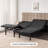 EGOHOME 15" Massaging Zero Gravity Adjustable Bed With Wireless Remote and USB Ports & Massage-APP Head & Foot Incline-1896371149