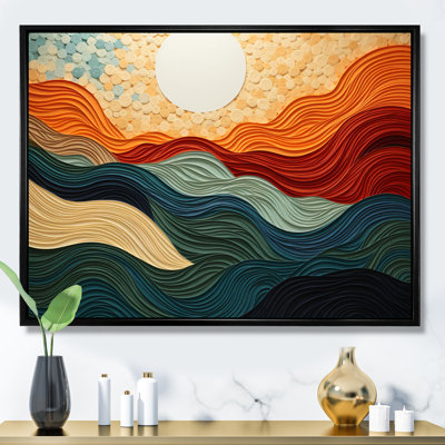 «Desert Sands Abstract», art mural sur toile