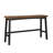 Bar Stool Set Solid Wood 4-Piece Black