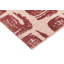 Wool Geometric Area Rug in Red/Pink-74187200