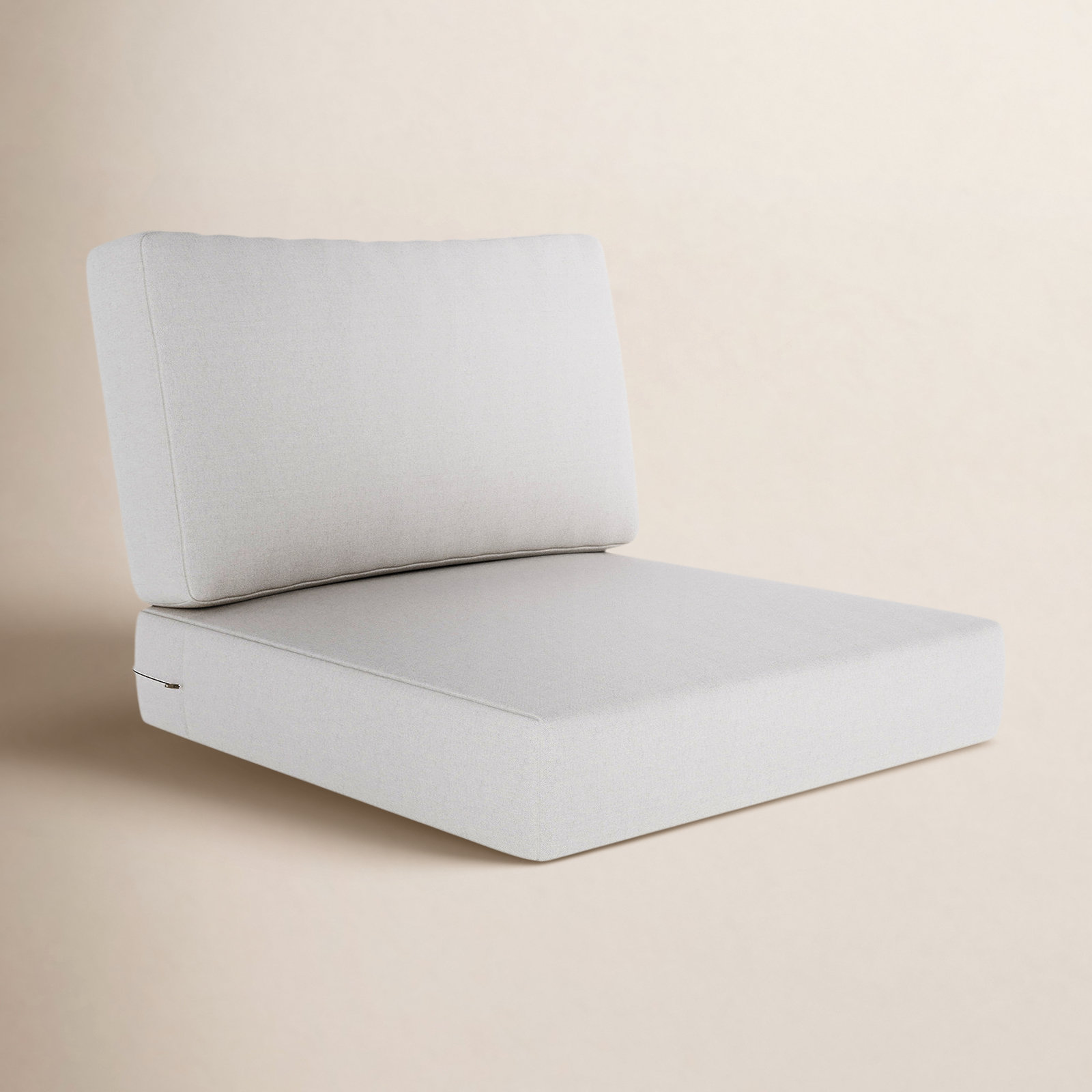 Outdoor Sunbrella Seat/Back Cushion, Canvas Natural Sunbrella® Canvas
