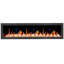 Foyer électrique intelligent 48 "LITEeer Homes II II ZEF48X | Cadre blanc ultra-mince fixé au mur et encastré | HD multi-flammes, bûches respirantes avec pierres de glace pilée, contrôle de l'application-135262034-135262036
