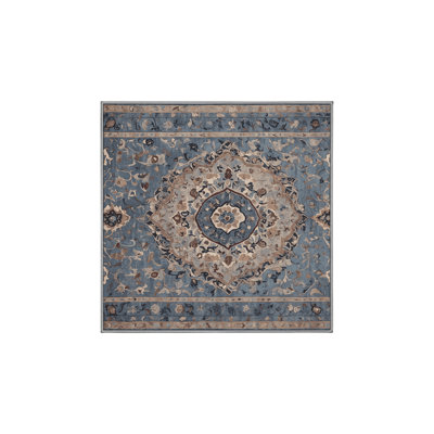Tapis gris lavable à la machine