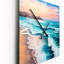 Horloge murale Morning Light on the Ocean Waves III-874191218