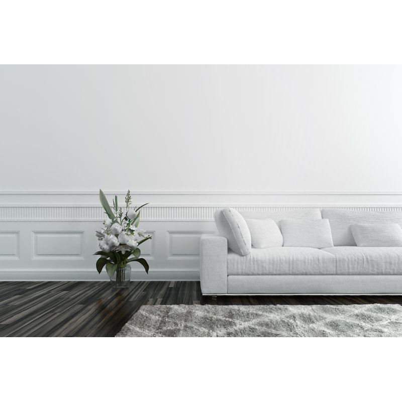 Tapis gris Tryon, Rectangulaire 7 pi 5 po x 10 pi 6 po