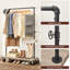 Durand 104.5cm Rolling Industrial Pipe Clothing Rack-109535891