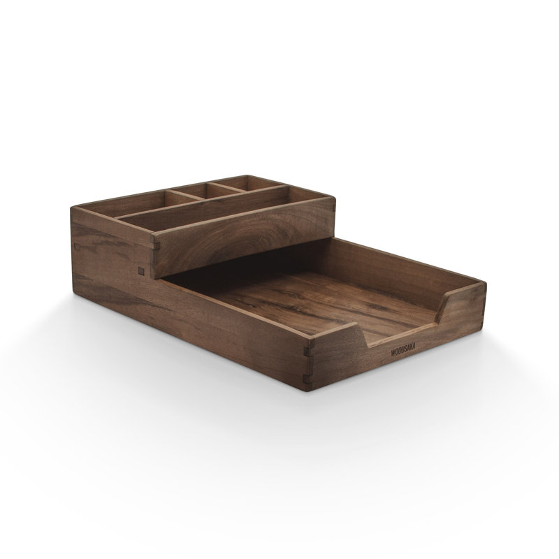 Wood Desk Organiser