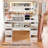 Adjustable LED Mirror Makeup Vanity Desk with 20W Fast Charging, Large Storage for Bedroom, Dressing Room-2109571111