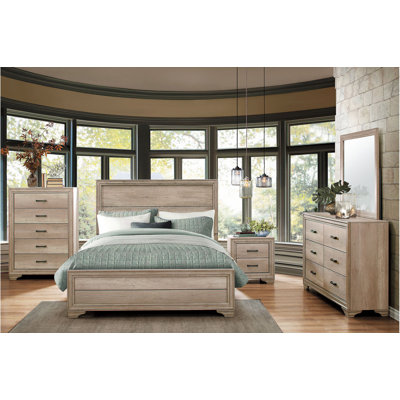 Buchanan 4-1_Sherwood Rustic Melamine Panel Bedroom Set by Alcott Hill