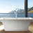 Freestanding Bathtub Faucet with Hand Shower-129758097