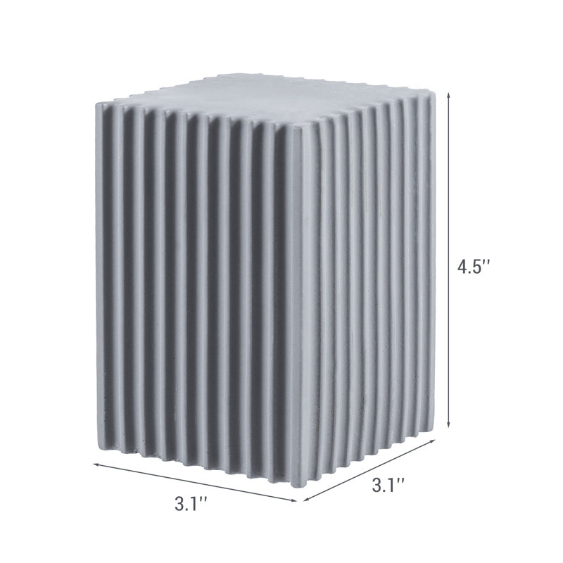 2-Piece Concrete Decorative Book Ends