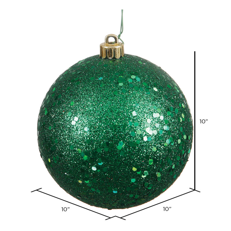 Ornements en boule, H 10 po x l 10 po x P 10 po, Écume de mer bonbon